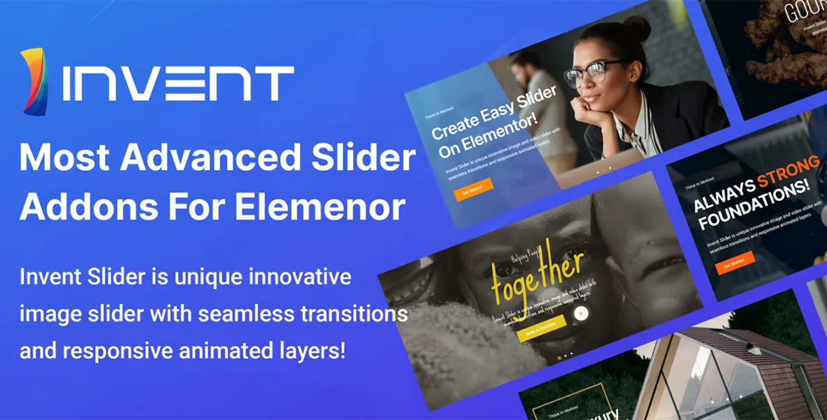 Invent Slider for Elementor