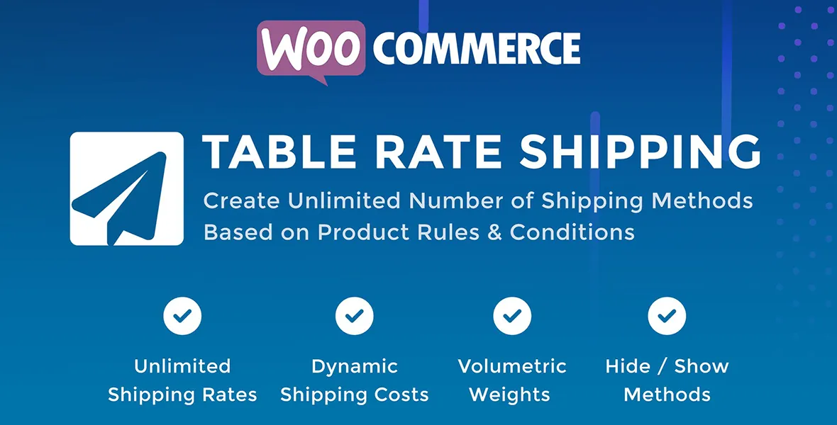 WooCommerce Table Rate Shipping