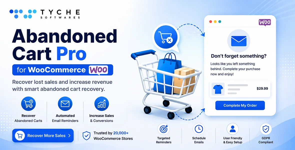 Abandoned Cart Pro for WooCommerce (Tyche Softwares)