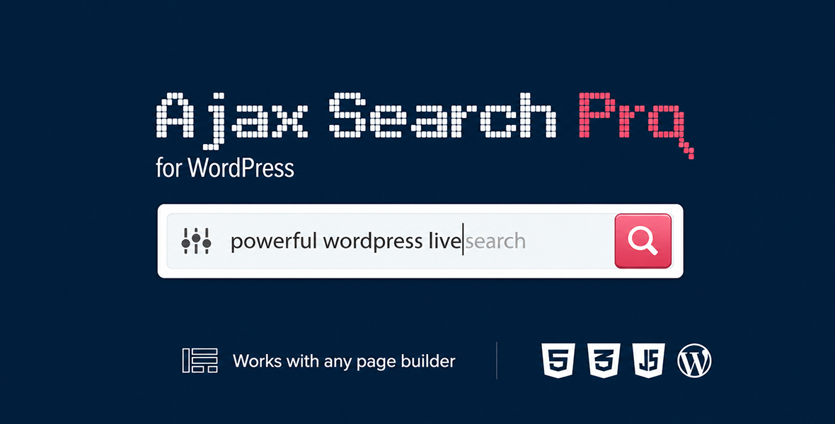 Ajax Search Pro Live Search & Filter Plugin