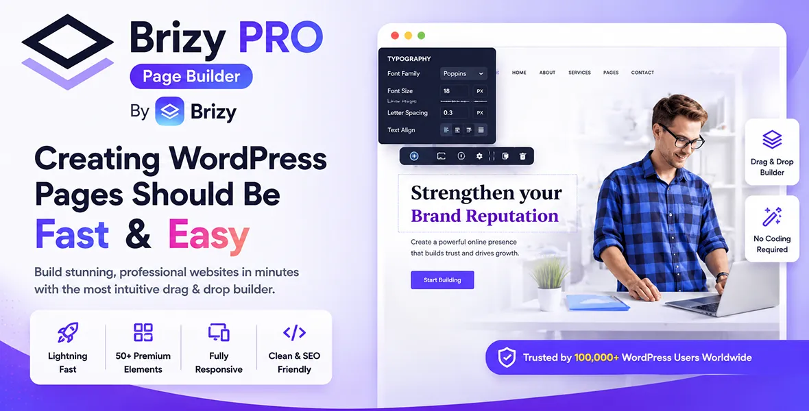 Brizy Pro Next gen Website Builder