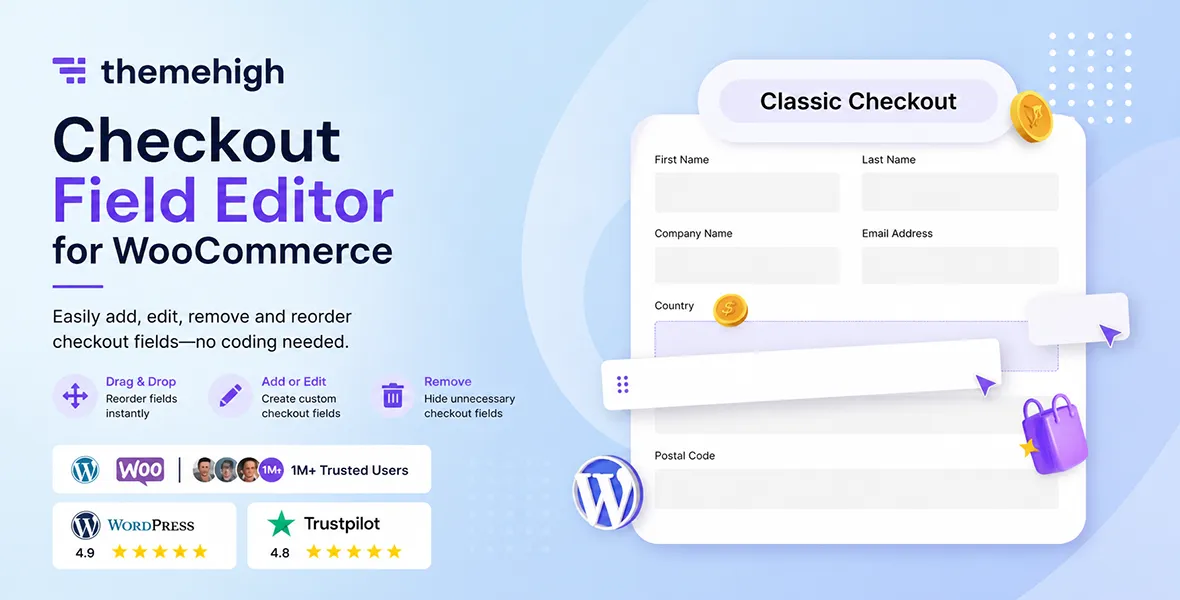 Checkout Field Editor for WooCommerce