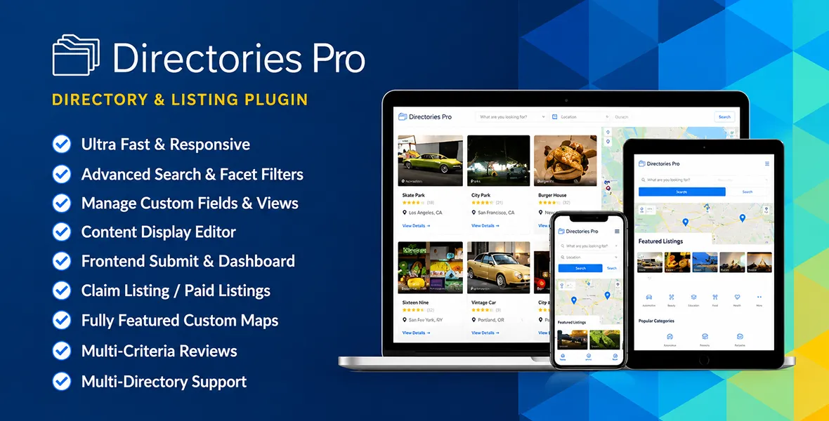 Directories Pro – Plugin for WordPress