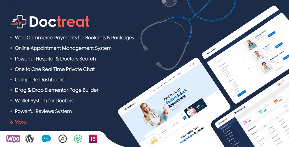 Doctreat Doctors Directory WordPress Theme