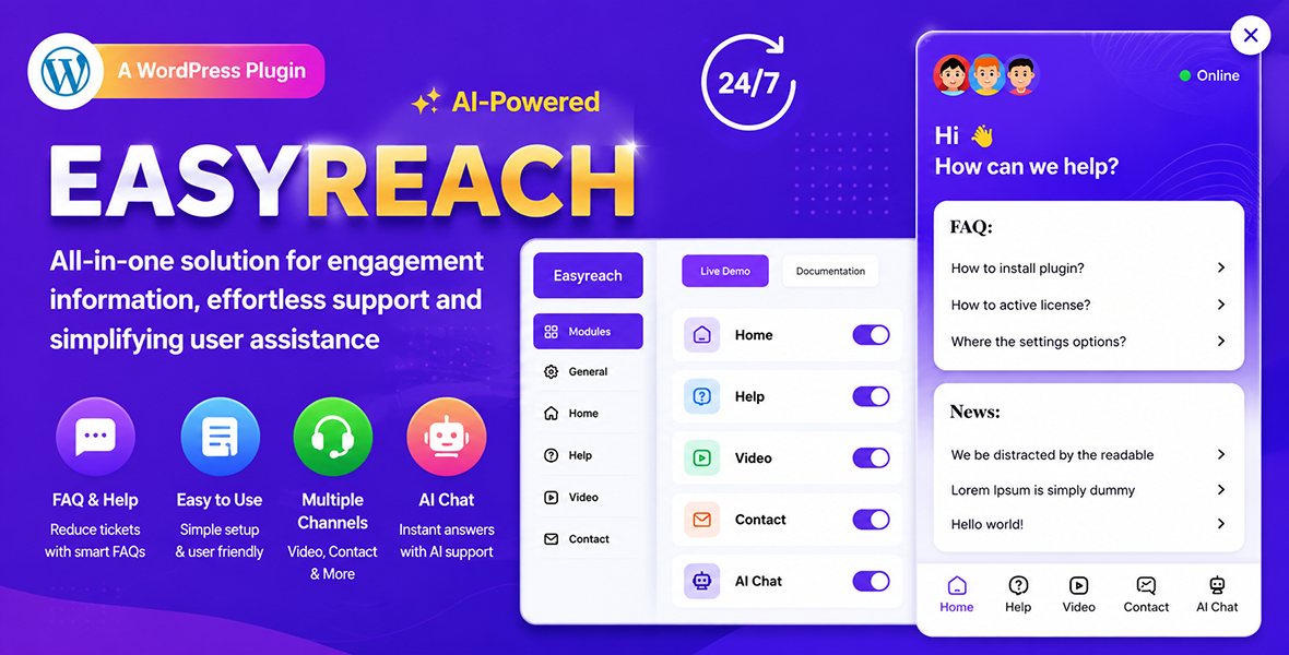 EasyReach OpenAI Powered AI Chatbot