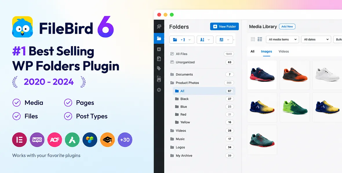 FileBird WordPress Media Library Folders