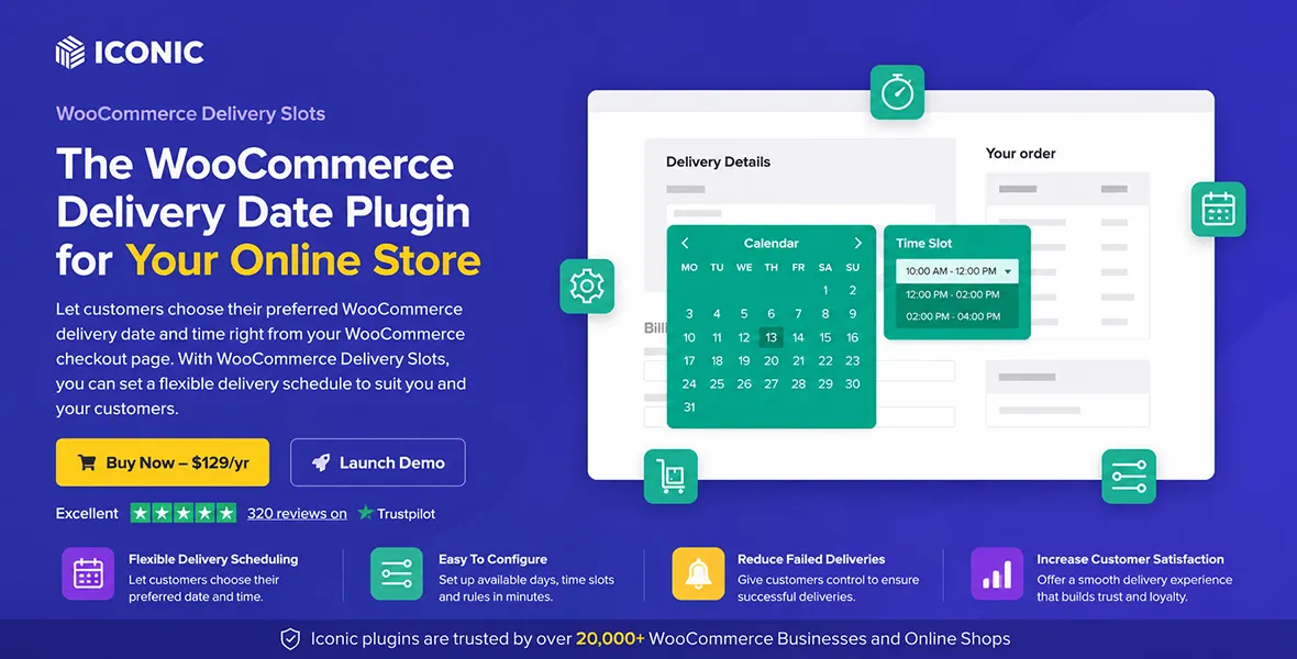Iconic WooCommerce Delivery Slots