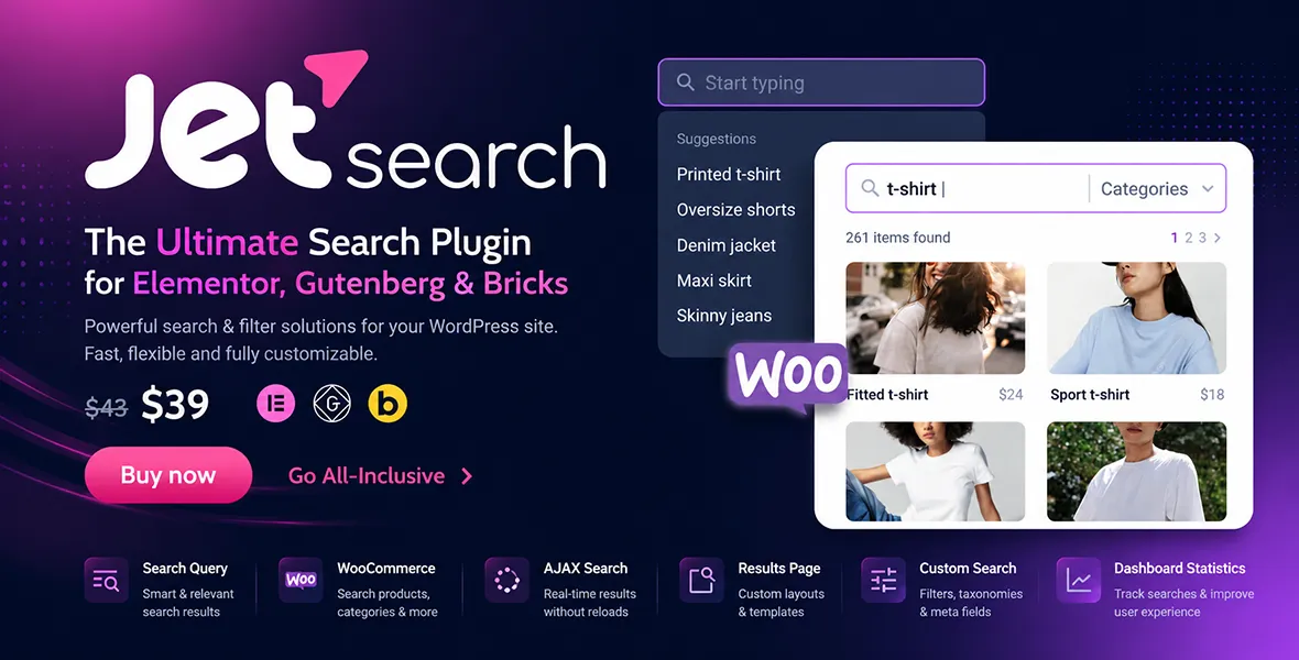 JetSearch For Elementor