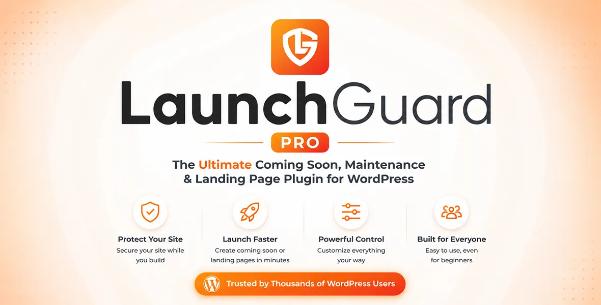 LaunchGuard Pro – Coming Soon & Maintenance Mode
