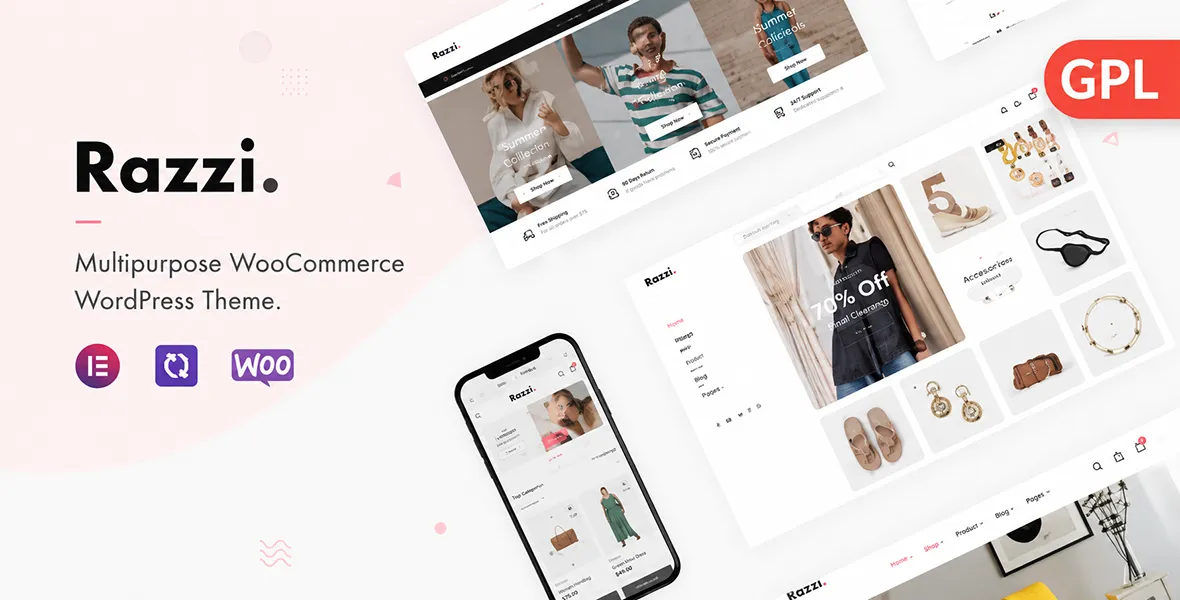 Razzi WooCommerce WordPress Theme