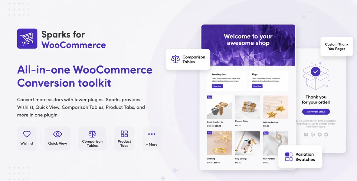 Sparks for WooCommerce