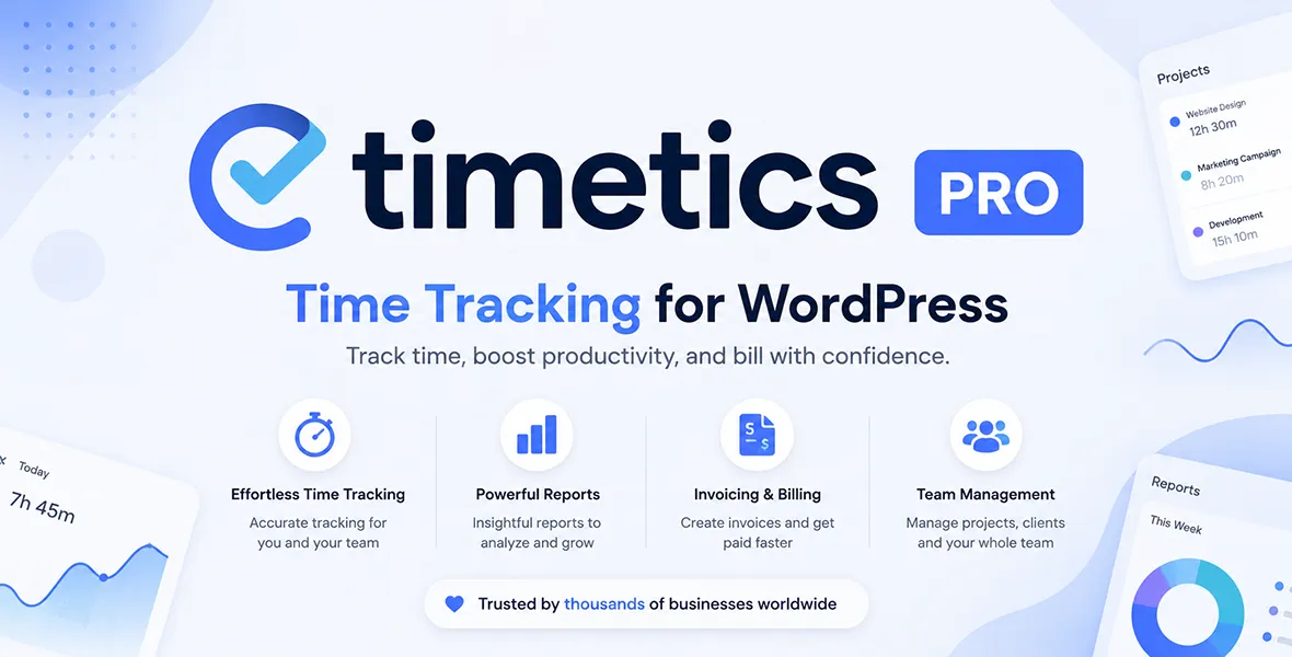 Timetics Pro + Addons