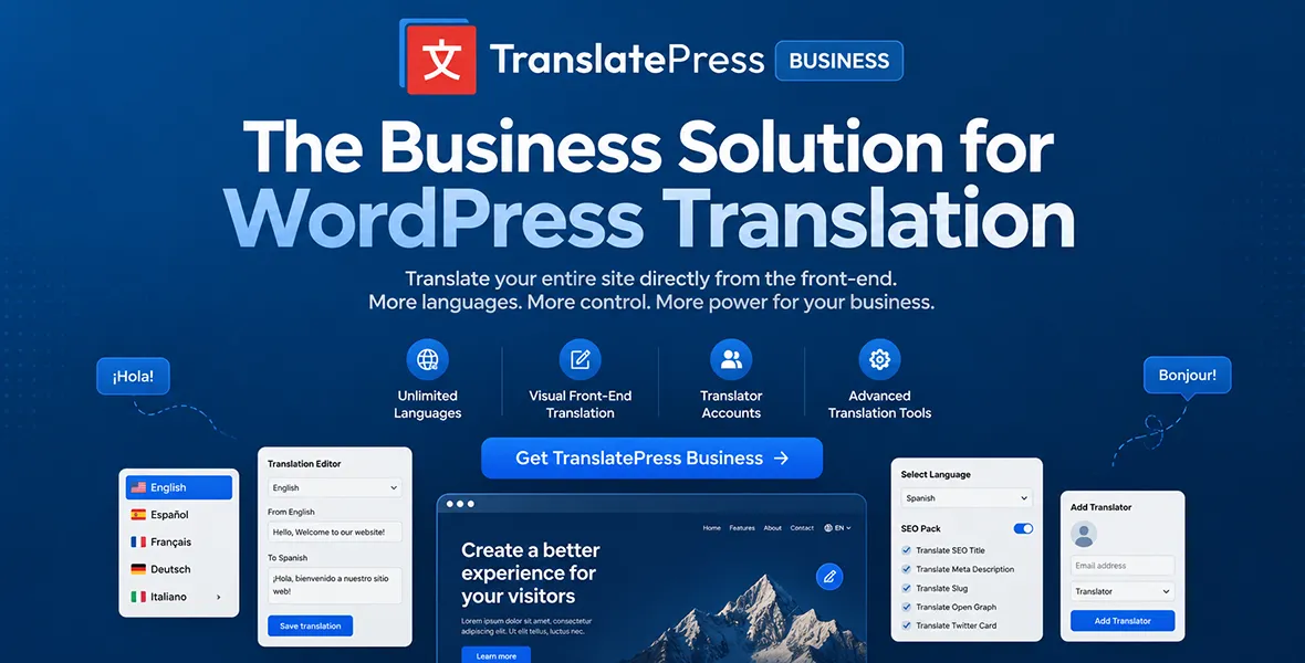 TranslatePress Business