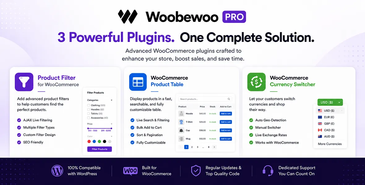 Woobewoo Woo Product Table PRO