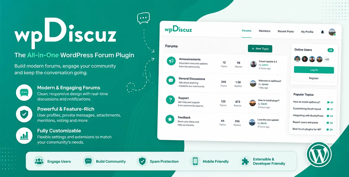 wpDiscuz Plugin