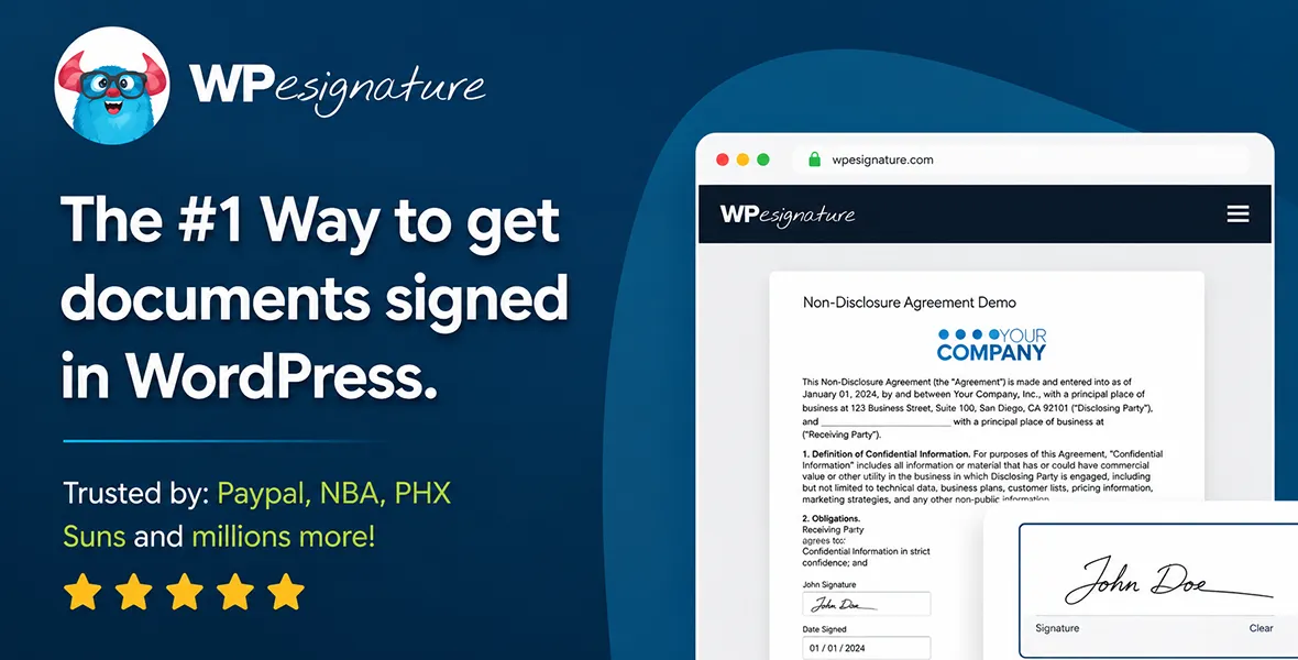 WP E Signature (Business Add ons)