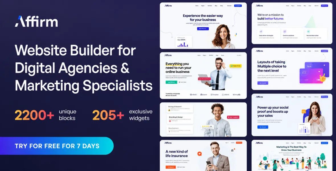 Affirm Marketing & Digital Agency Theme