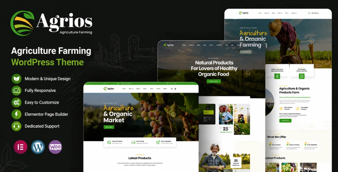 Agrios – Agriculture Farming WordPress Theme