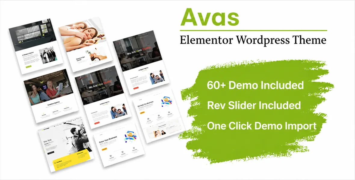 Avas Multi Purpose Elementor Theme