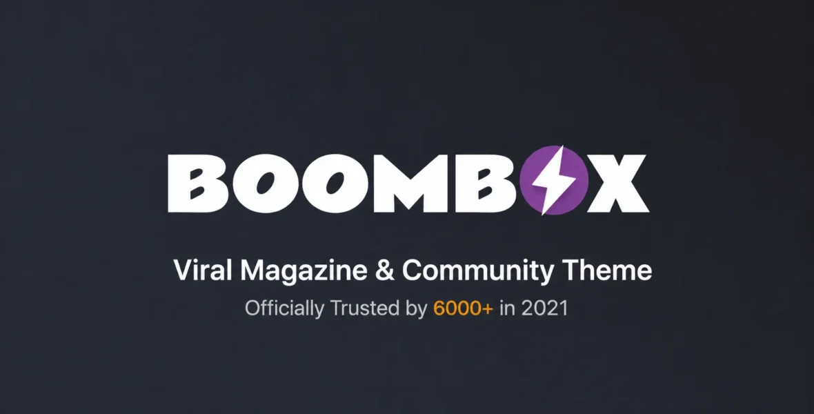 BoomBox Viral Magazine WordPress Theme