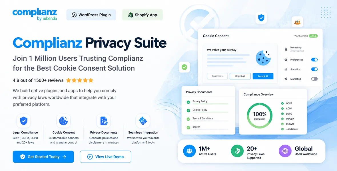 Complianz Privacy Suite (GDPR/CCPA) Premium