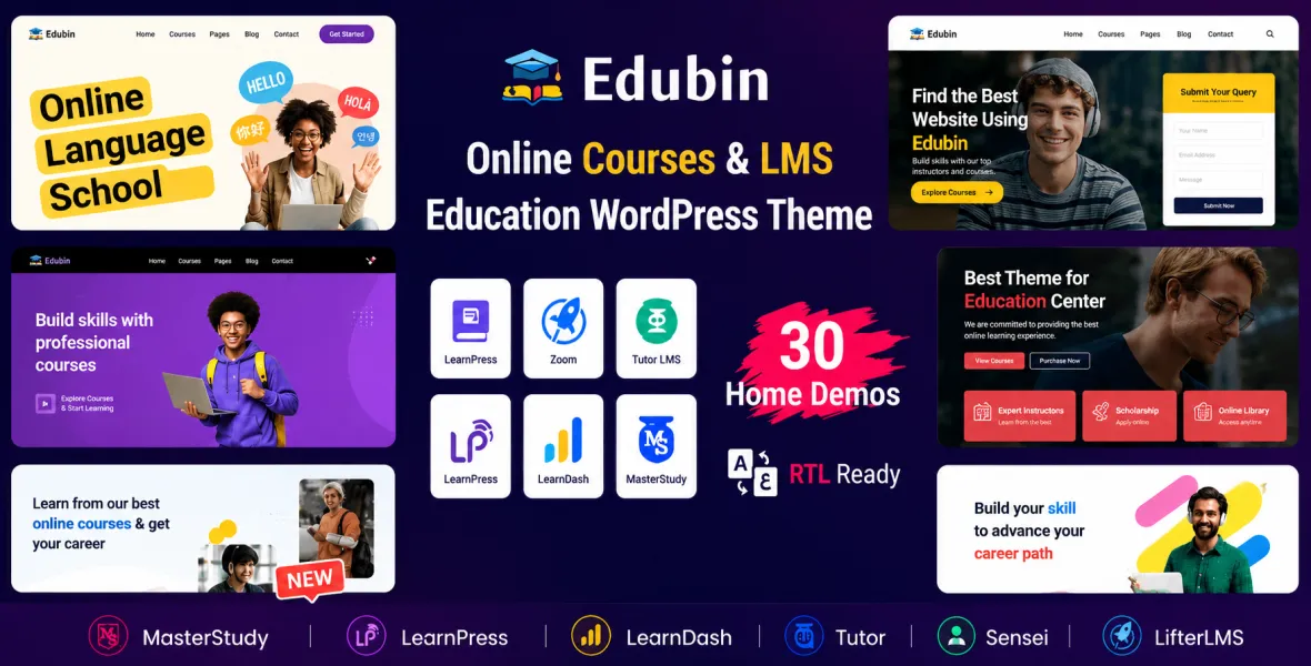 Edubin Education WordPress Theme