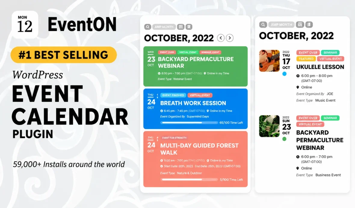EventON Calendar Plugin