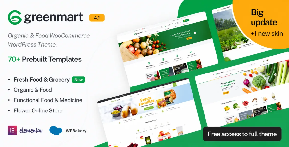 GreenMart Organic & Food WooCommerce Theme