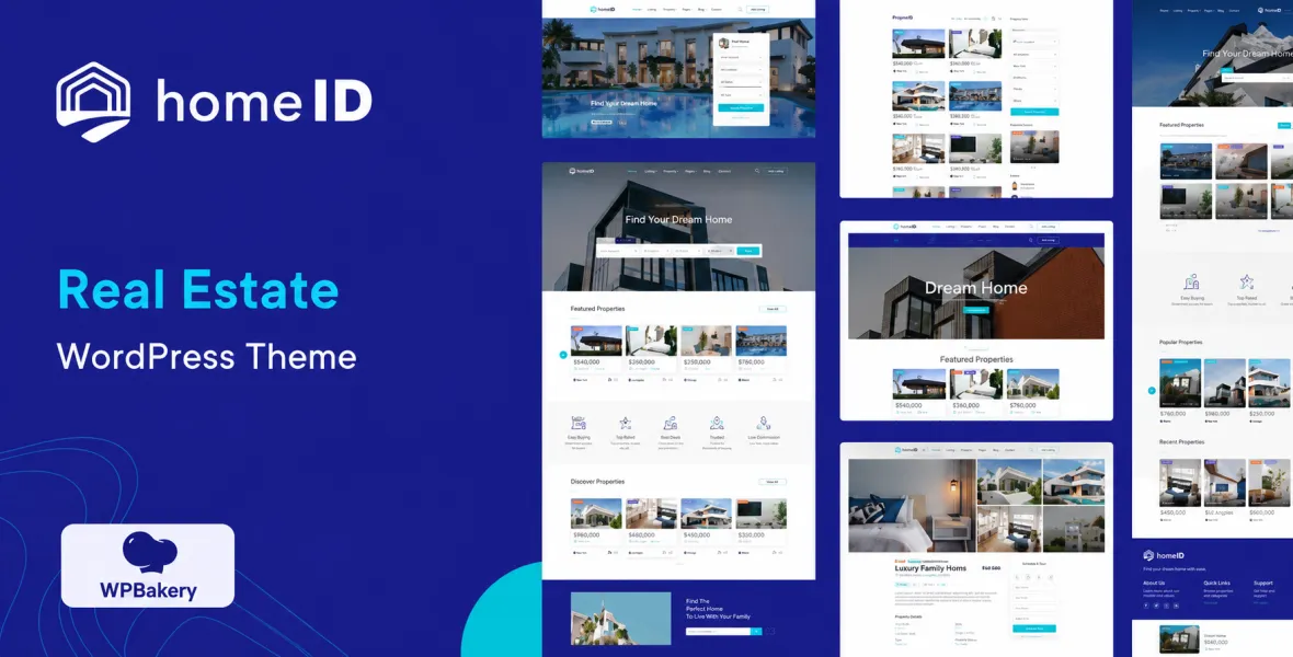 HomeID Real Estate WordPress Theme