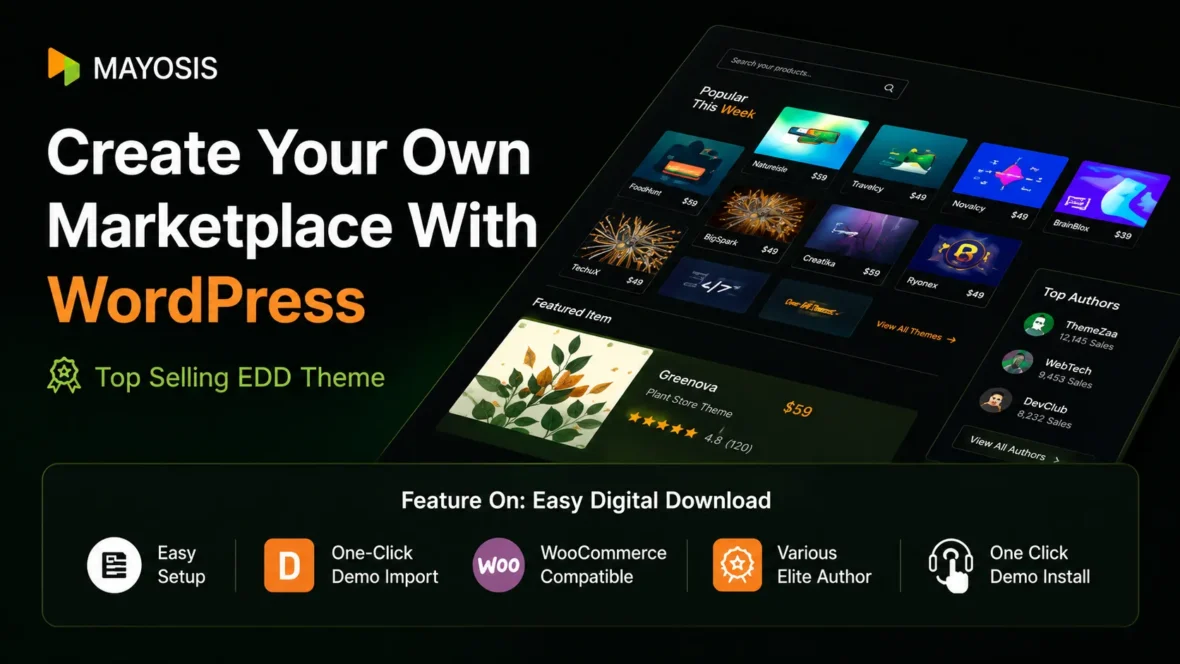 Mayosis Digital Marketplace Theme