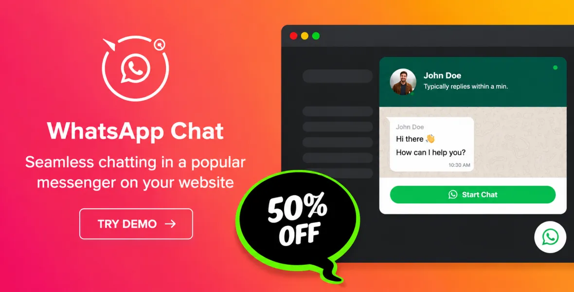 WhatsApp Chat WordPress WhatsApp Chat plugin