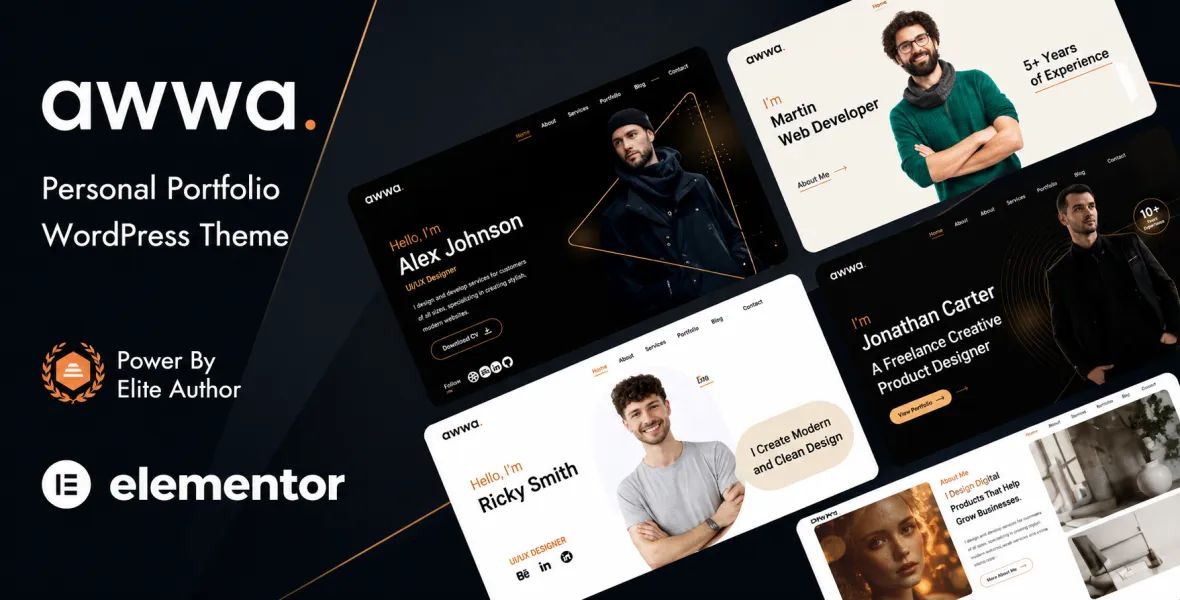 Awwa Portfolio WordPress Theme