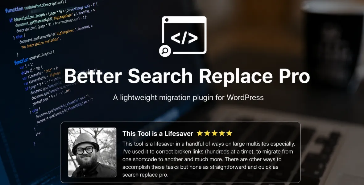 Better Search Replace Pro
