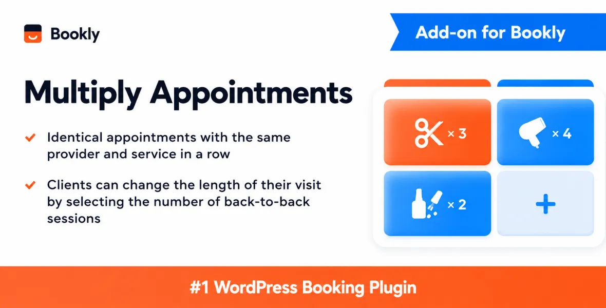 Bookly Multiply Appointments