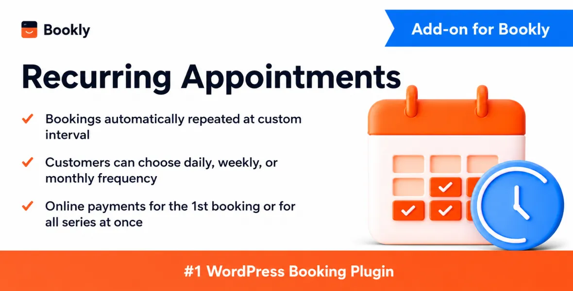 Bookly – Recurring Appointments
