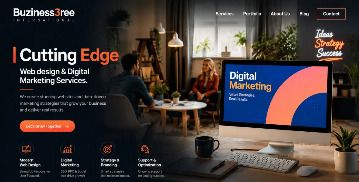 Business3ree WordPress Theme