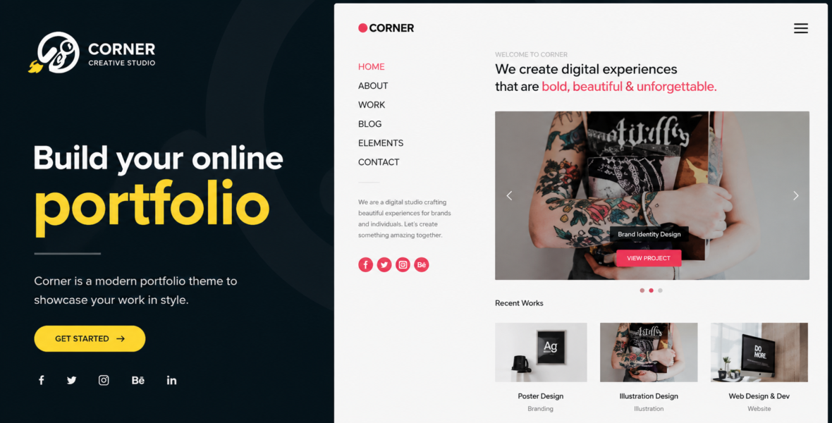 Corner WordPress Theme