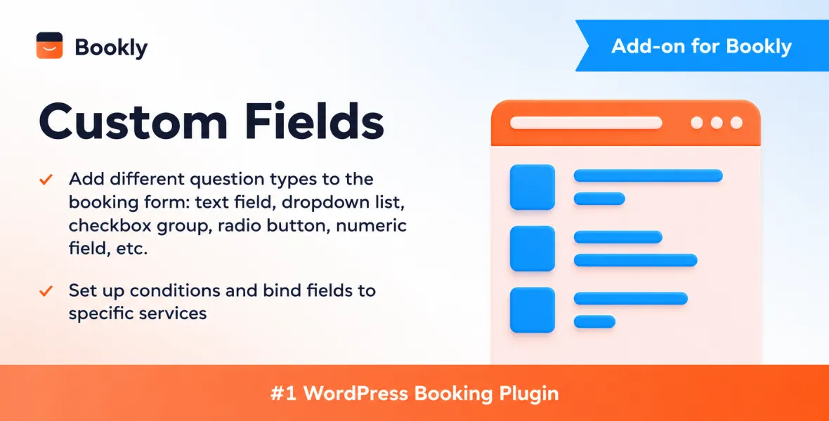 Bookly Custom Fields