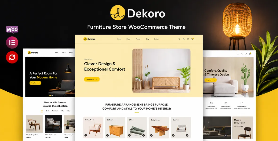 Dekoro Furniture Store WooCommerce Theme