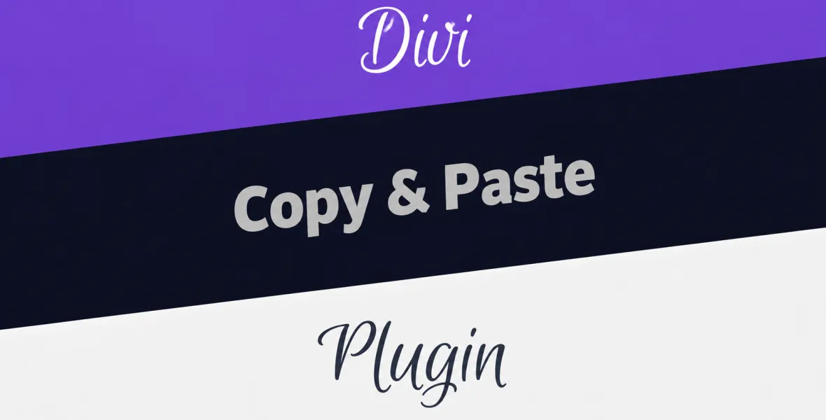 Divi Copy and Paste