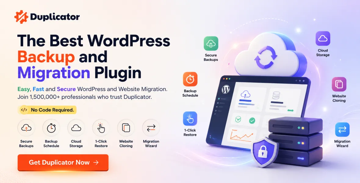 Duplicator Pro Site Migration & Backup