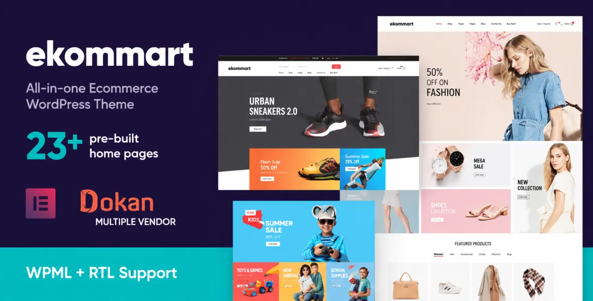 ekommart All in one eCommerce WordPress Theme