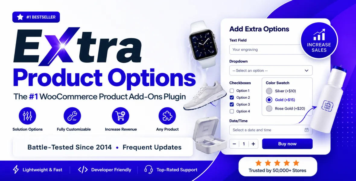 Extra Product Options & Add Ons for WooCommerce