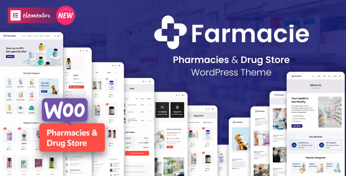 Farmacie Pharmacy & Drug Store Theme