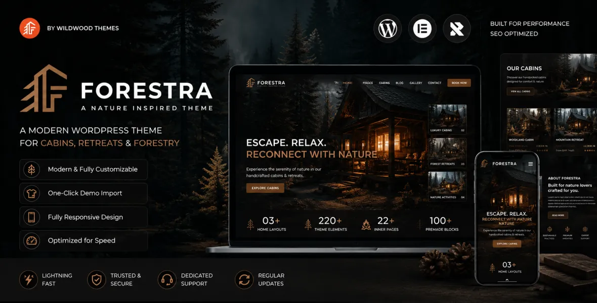 Forestra – Carpenter & Forestry WordPress Theme