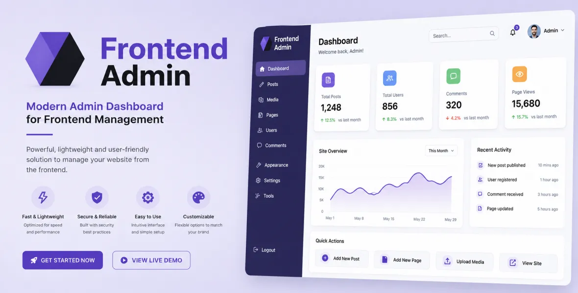 Frontend Admin Pro