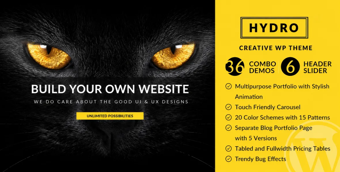 HYDRO One Page Portfolio Theme