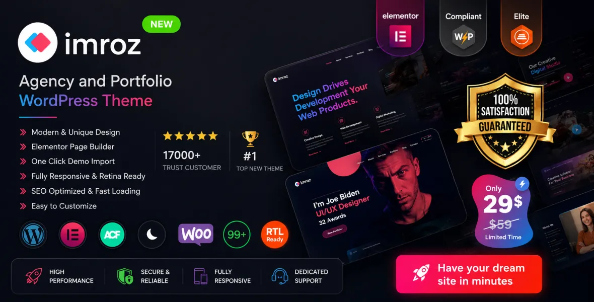Imroz Agency & Portfolio Theme