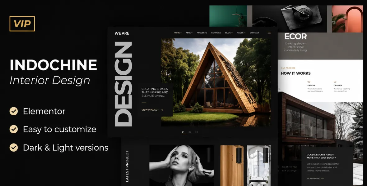 Indochine Architecture and Interiors Theme