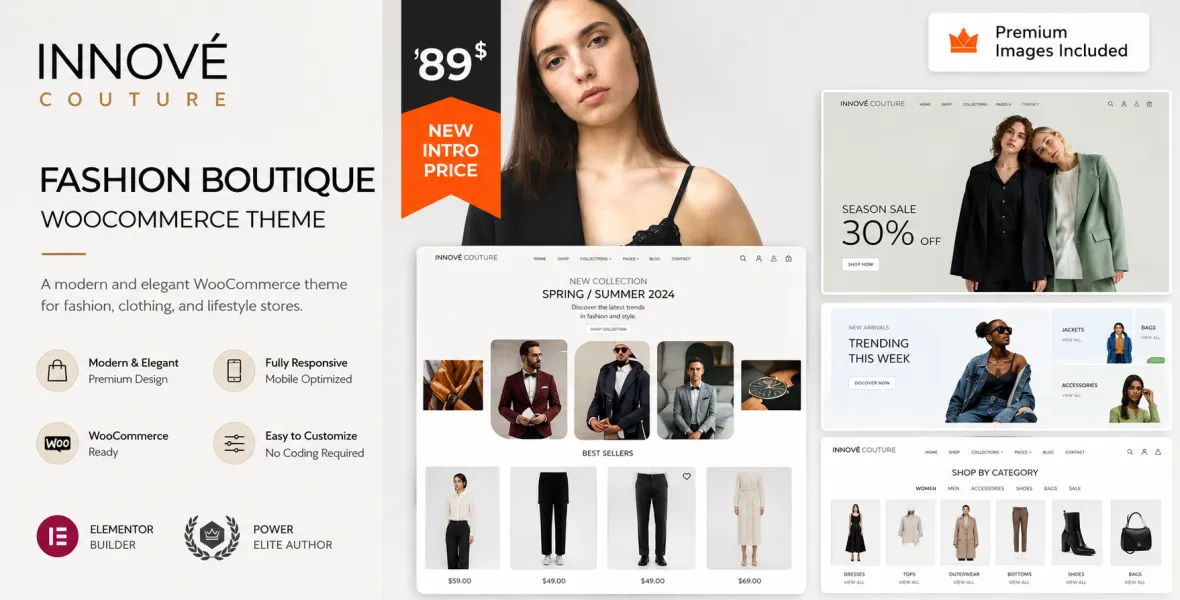 Innové Couture Fashion Boutique WordPress